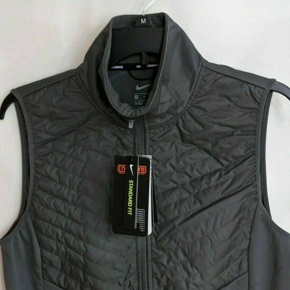 NWT $90 NIKE Women XS THERMORE Essential Filled Running Vest Jacket WARM LAYER - Picture 8 of 12